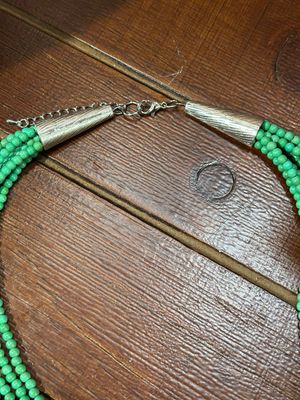 Necklace 6 Strand - Green