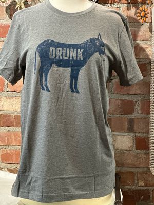 Drunk A$$ Tee - Heather Gray