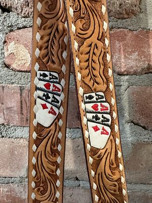 4 Aces - Leather Western Belt