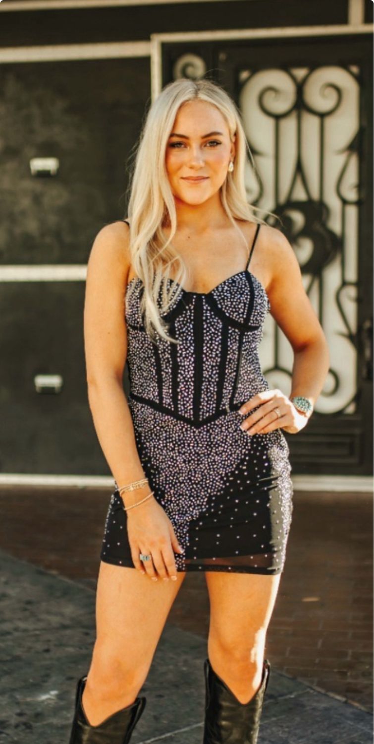Jolene - Rhinestone Dress