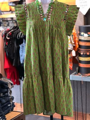 Seeing Green - The Layerz Collins Dress