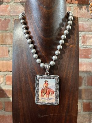 Prairie Princess - Pendant On Necklace