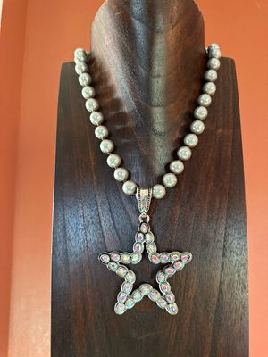 AB Star Pendant With Necklace