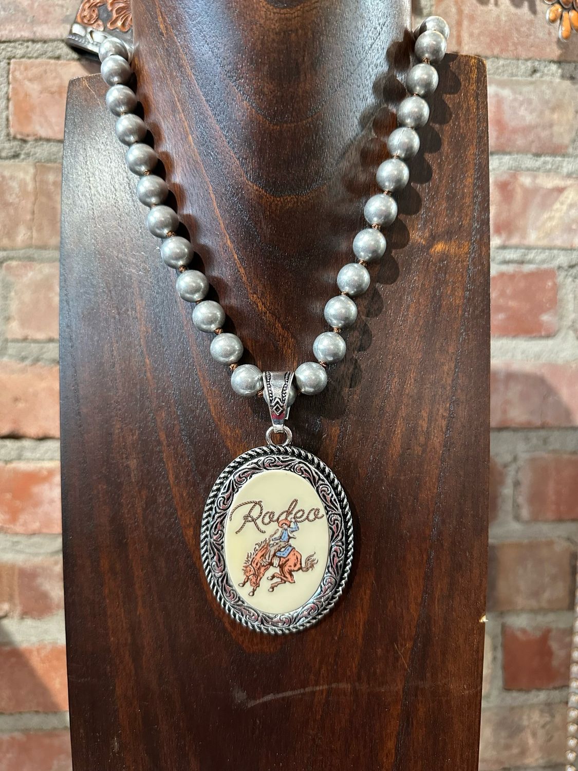Ride&#39;em Rank - Rodeo Pendant on Necklace
