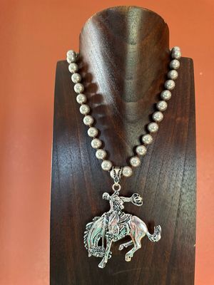 Cowboy Grit - Pendant with Necklace