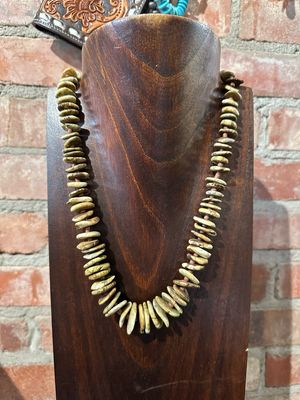 22&quot; Bone Disc Necklace 