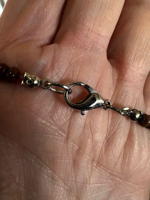 22" Bone Disc Necklace 