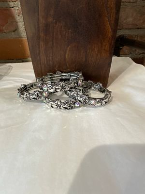 Stretch Bracelet - Horses AB Crystal 