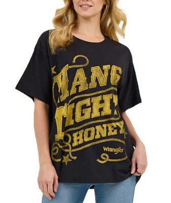 Hang Tight Honey - Graphic Tee Lainey Wilson