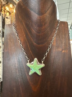 AAC - Star Shaped Necklace #1 Kingman Turquoise