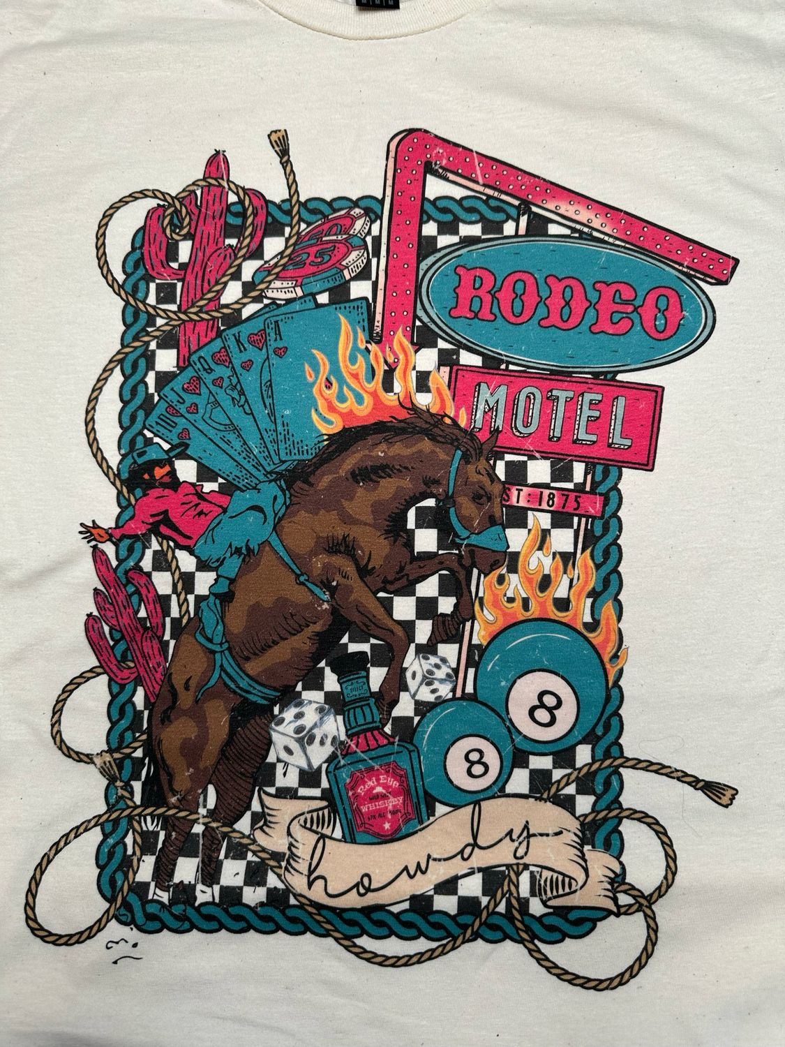 Rodeo Luck - Graphic Tee - 100% Cotton