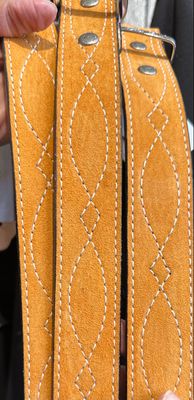Double J Saddlery - Leather Belt - Orange