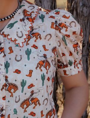 Old Western  The Bucker - Blouse