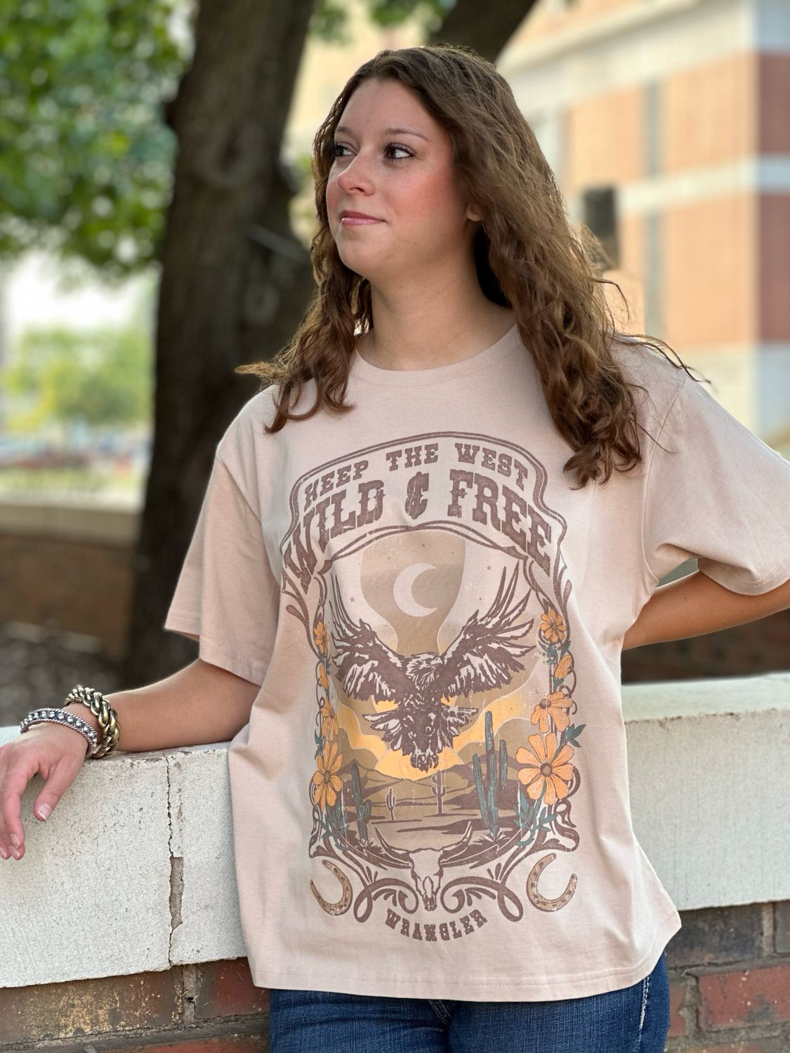 Keep The West Wild &amp; Free - Graphic Tee