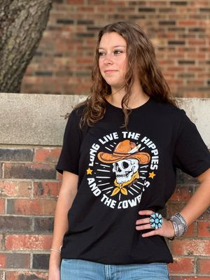 Long Live The Hippies And The Cowboys - BK TEE