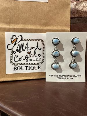 Golden Hills Post Style Earrings Approx 1.75&quot; long