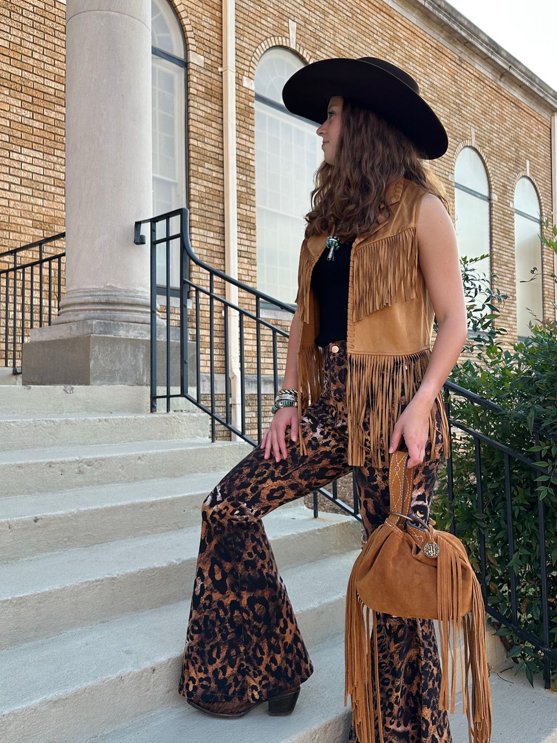 Lainey Wilson X Wrangler Fringe Vest