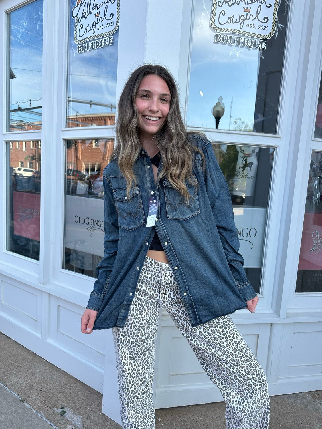 Stole It From My Boyfriend - Wrangler Denim Shirt