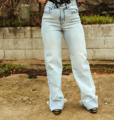 About That Cuff - Light Wash Jeans