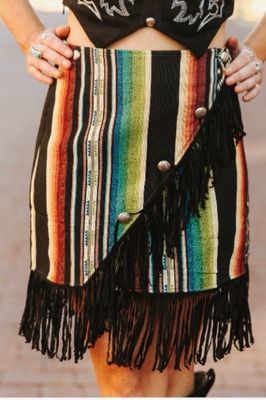Desert Trail Fringe Skirt