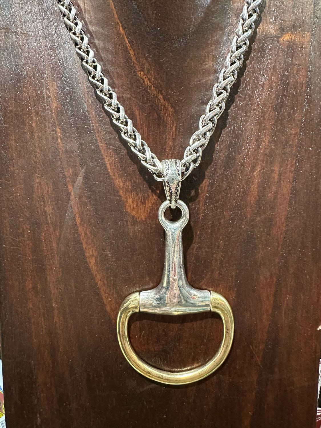 Equestrian Love - Mixed Metal (Silver Tone) Chain