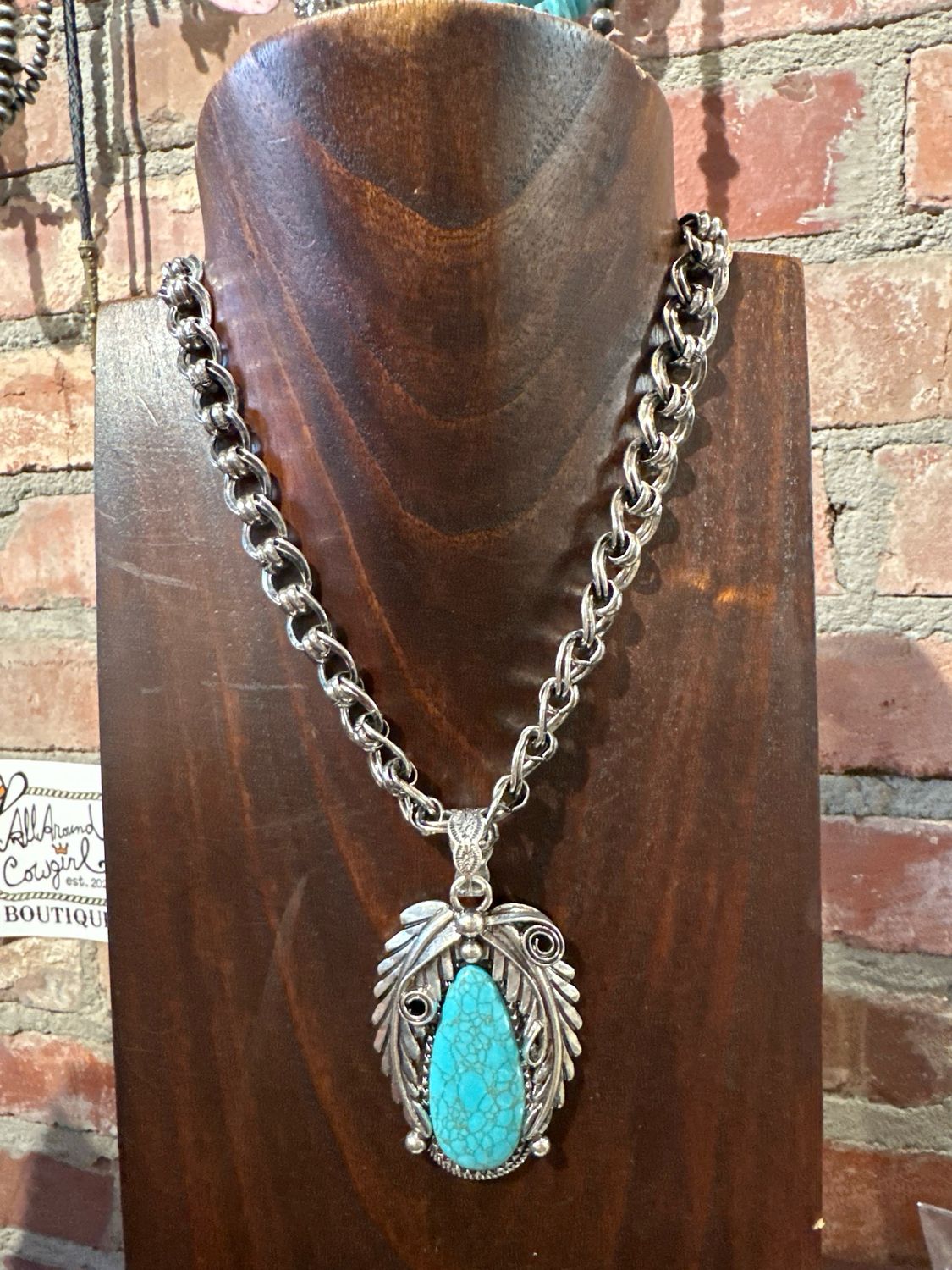 Beauty In Blue - 18" w 3" Extender - Necklace