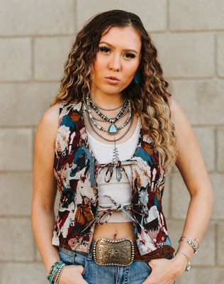 Untamed - Front Tie Halter Top