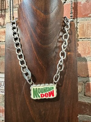 Mountain Dew/Domino Necklace