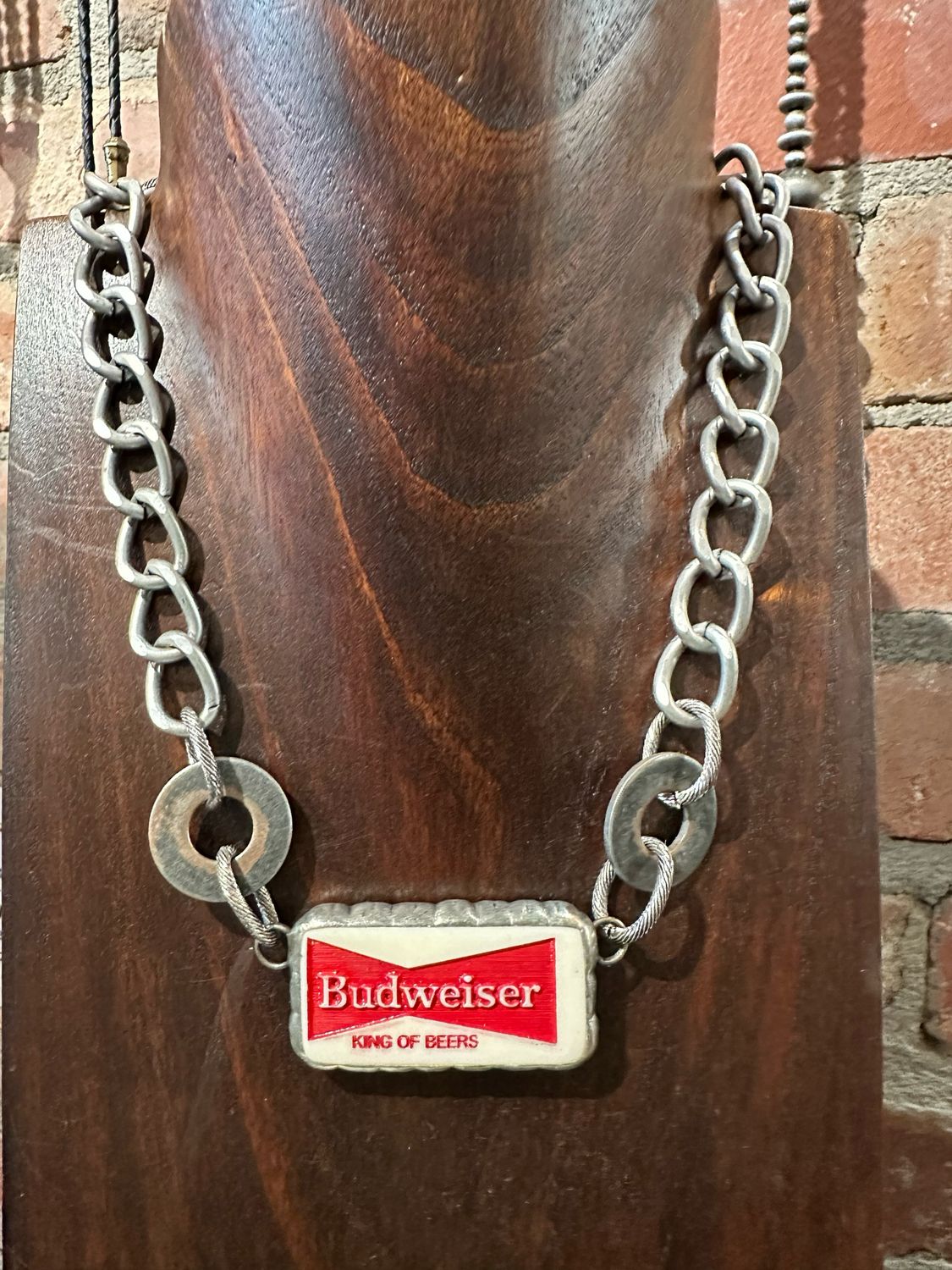 Budweiser / Domino Necklace