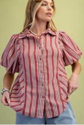 Mesa Rose Striped Top