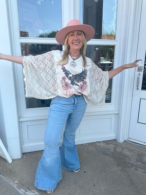 Freebird Spirit America - Lace Tee