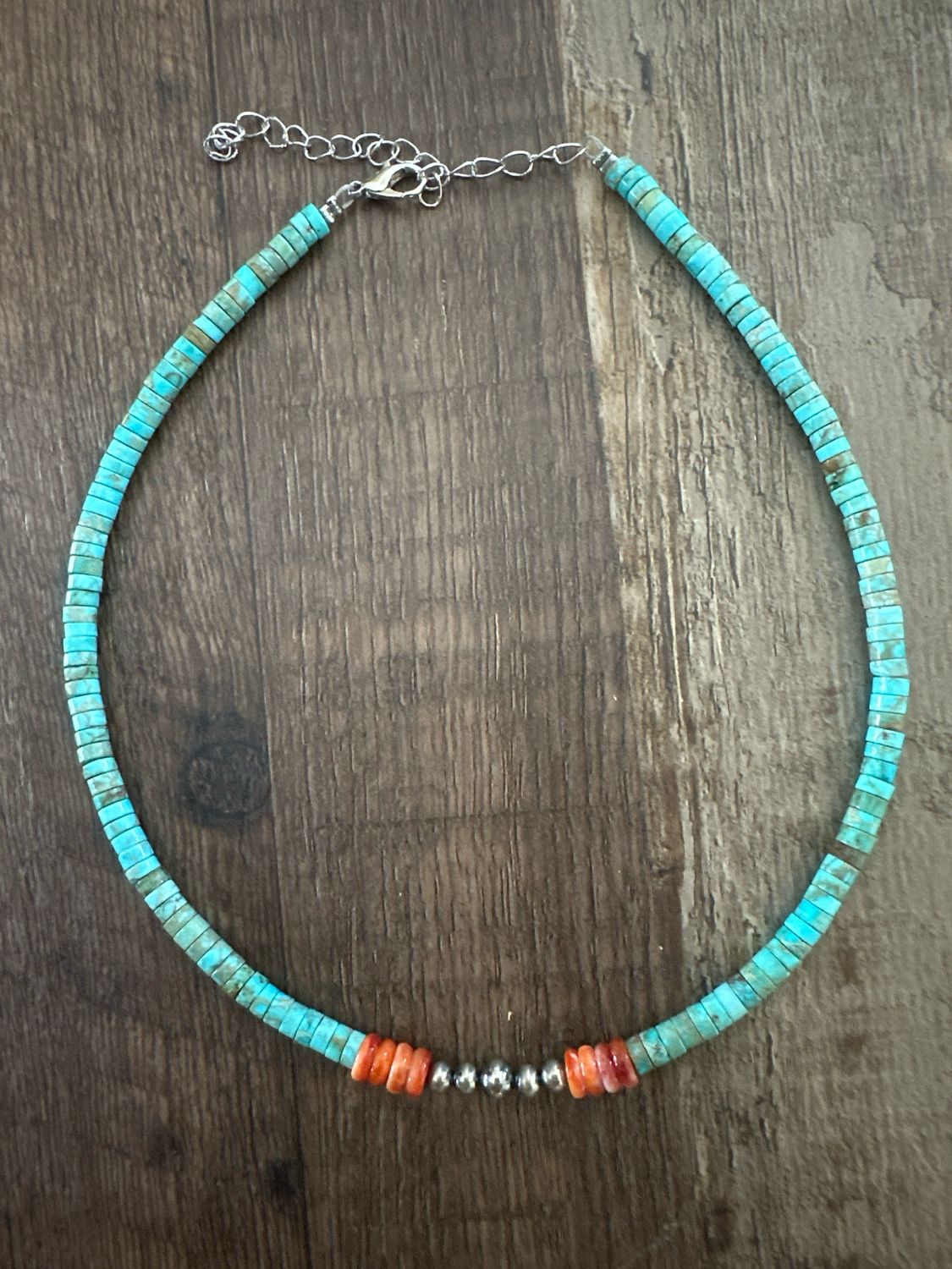 Canyon Sunset Choker - 14" Handstrung 