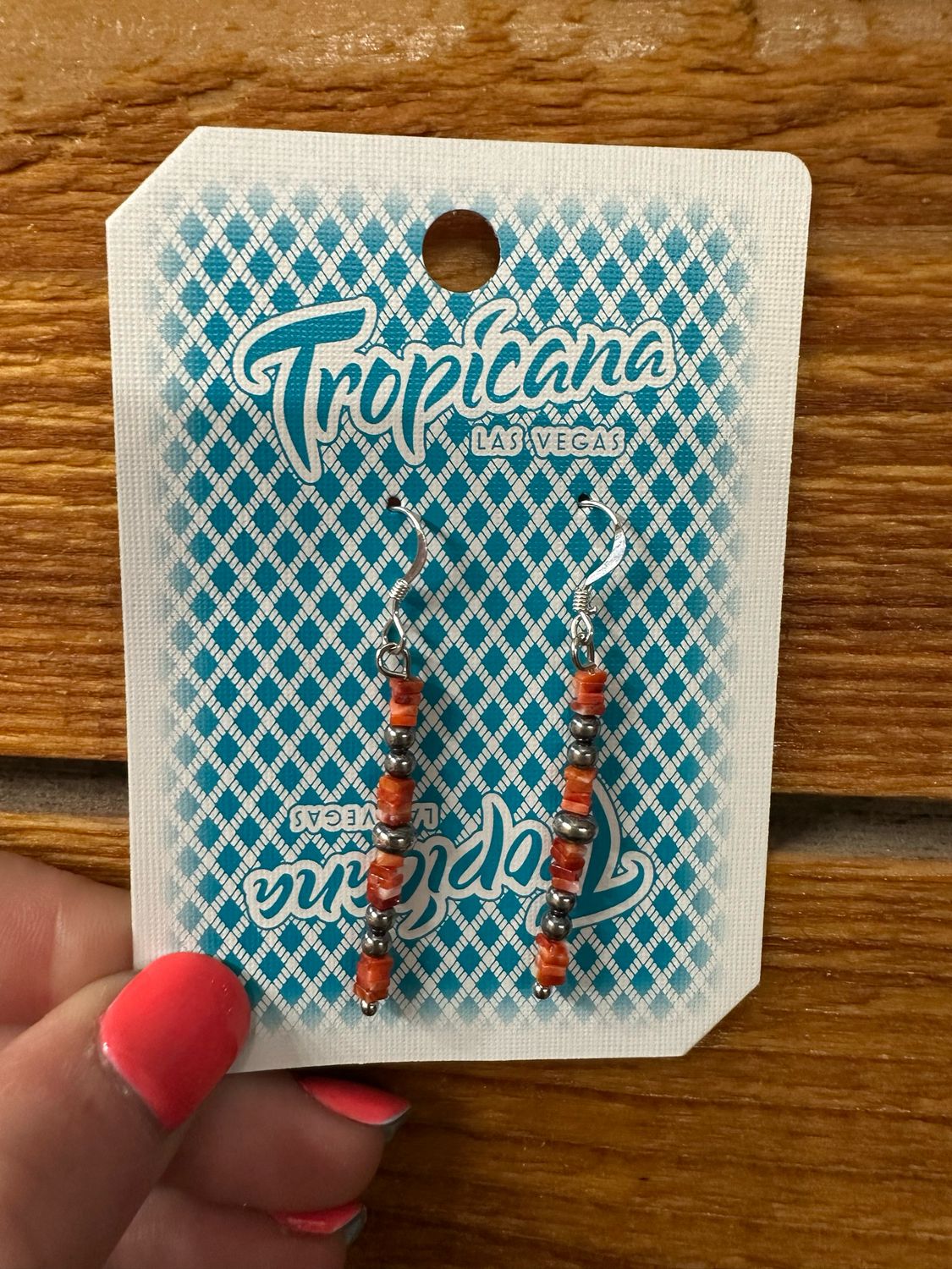 Sunset Strand - SS /Spiny Oyster Earrings