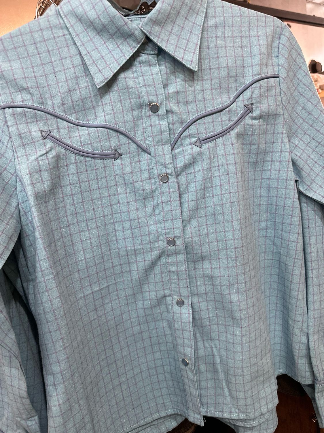 Turquoise Trails - Western Snap Blouse