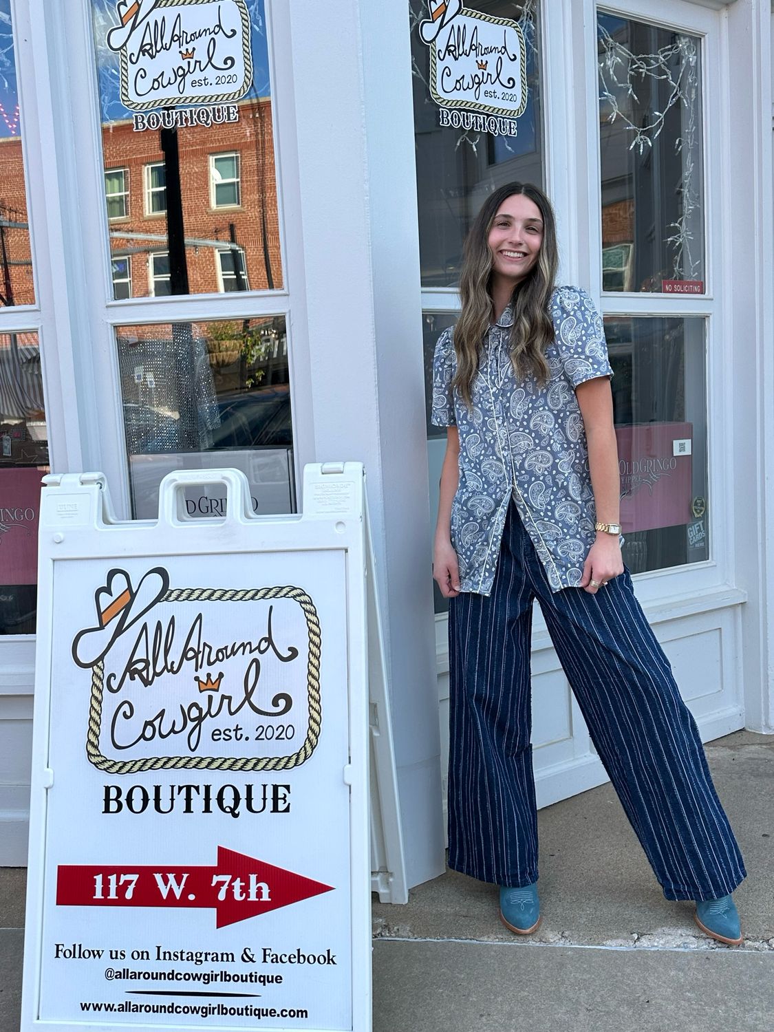 Blue Bandana - HH Blouse