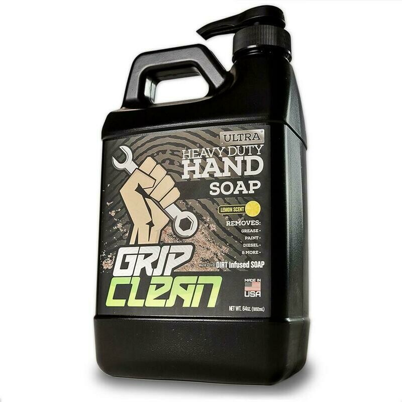 GRIPCLEAN | Automotive Hand Cleaner Countertop Jug - Ultra Heavy Duty, 64oz
