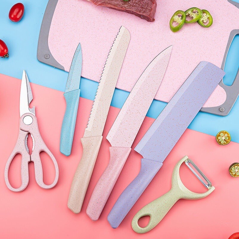 Ceramic Coated Corrugated Knife Set