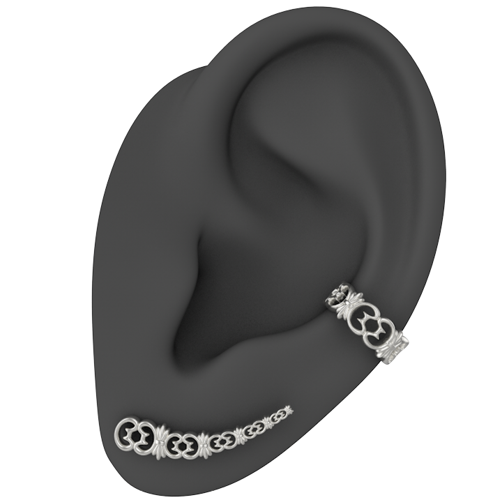 Sterling silver earring set