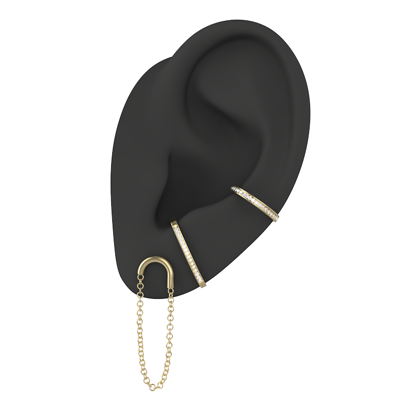 Sterling silver minimalist combo