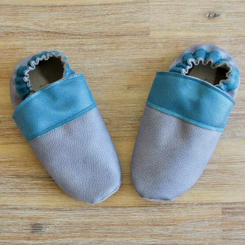 Chaussons cuir souple taille 34