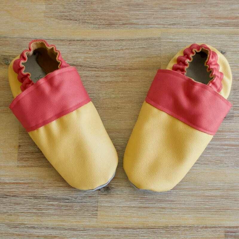 Chaussons cuir souple taille 36