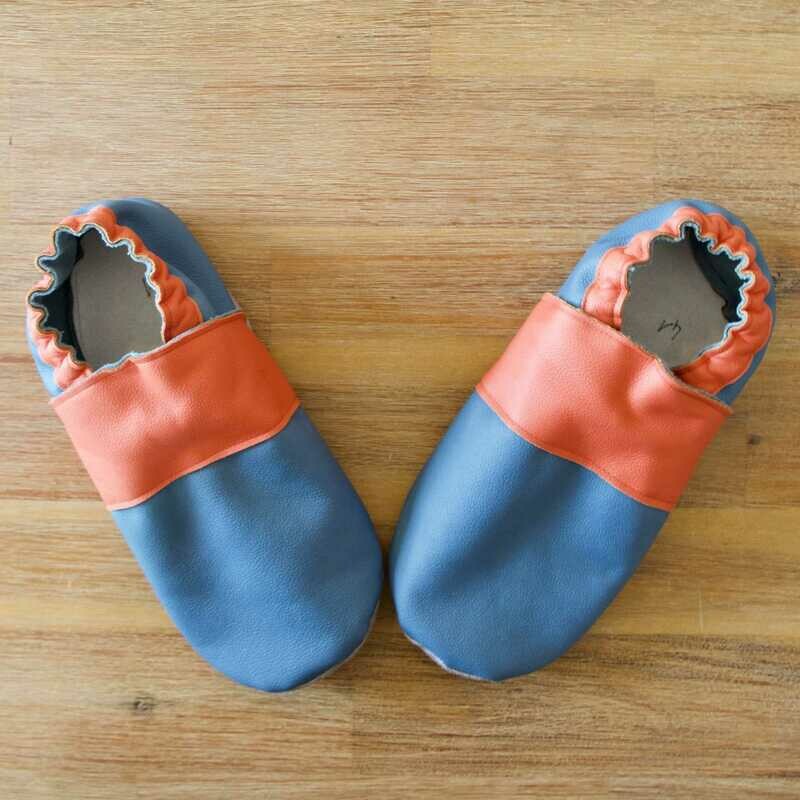 Chaussons cuir souple taille 41