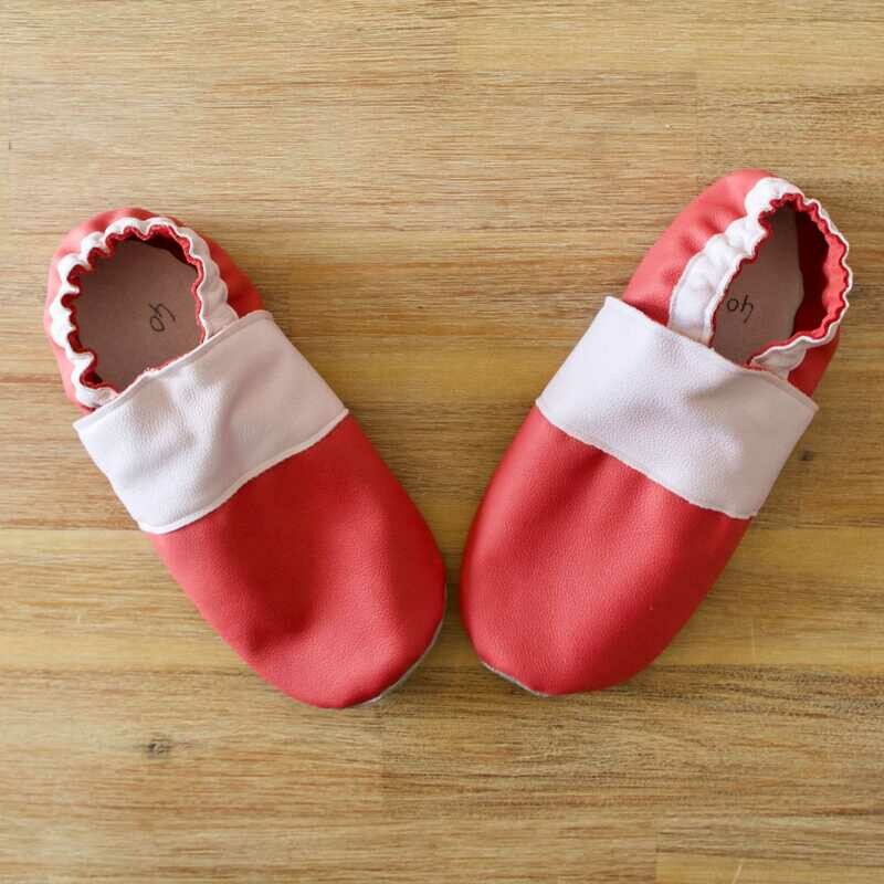 Chaussons cuir souple taille 40