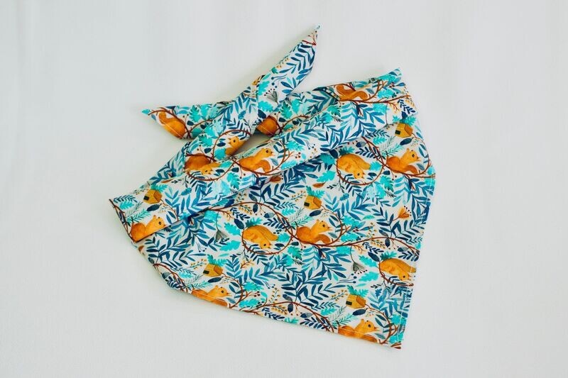 Bandana 60x60cm Ecureuil