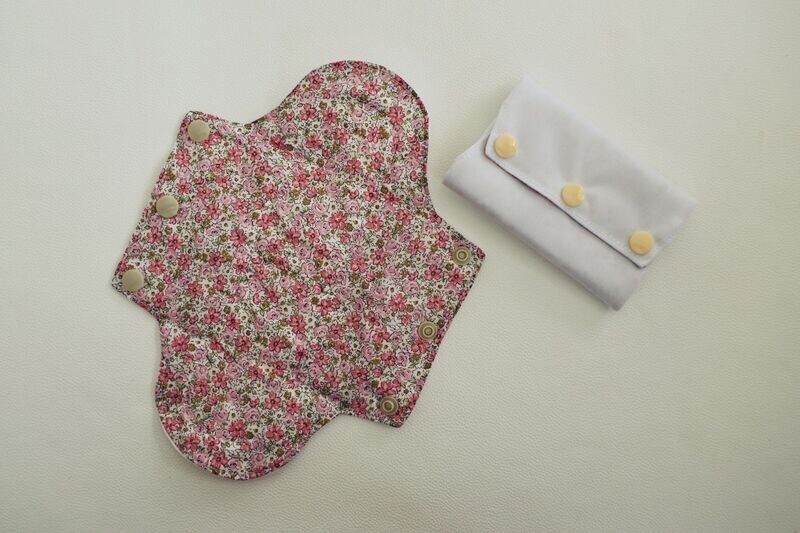 Serviette hygiénique lavable flux léger