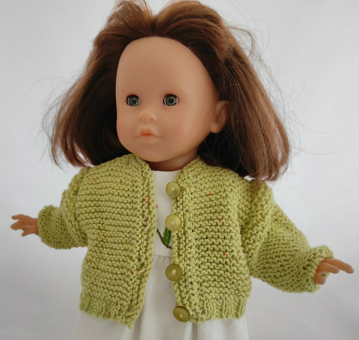 Gilet tricoté pour poupée de 36 cm, Format du patron: Téléchargement (fichier .pdf)
