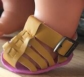 OFFERT: le tuto pour les sandalettes du poupon 42 cm