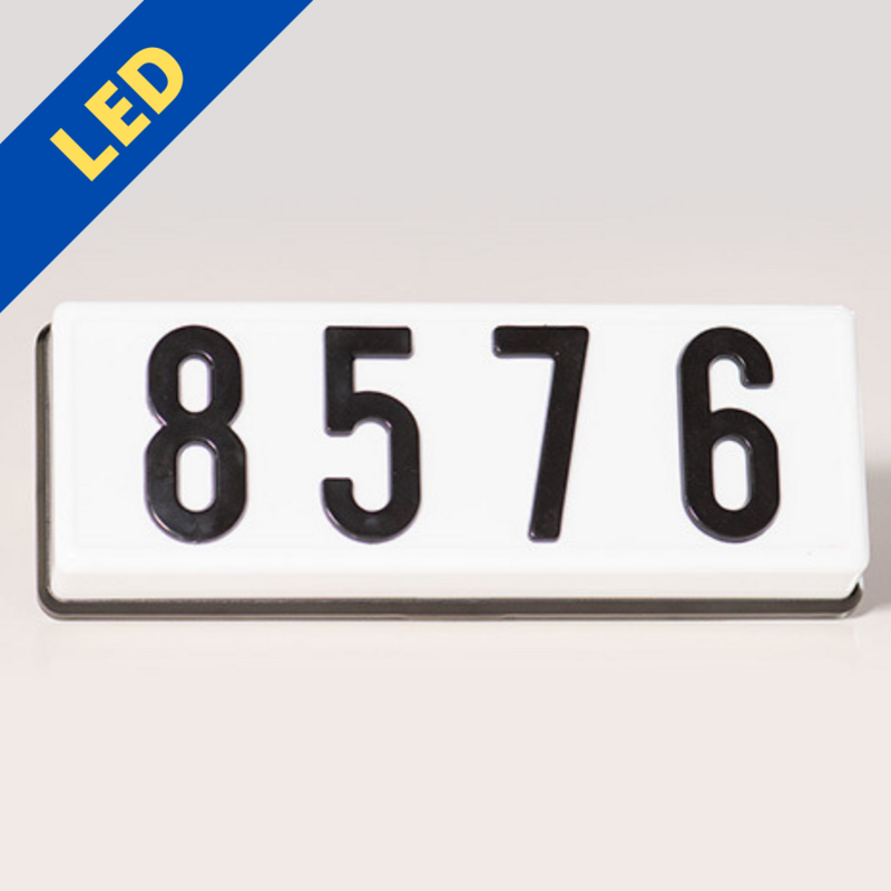 PLHN3LEDN - LED Complete Address Sign - 3" numbers