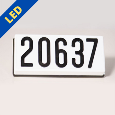 PLHN4LEDN - LED Complete Address Sign - 4" numbers