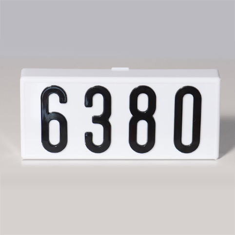 LENS4 - Lens Cover for 4" Numbers